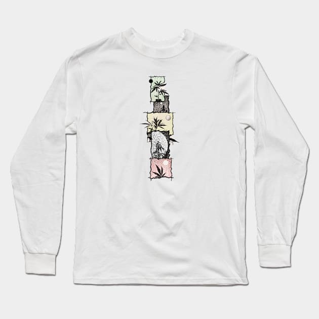 Weed Tower Long Sleeve T-Shirt by Bongonation